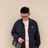 Dior CD Diamond Blouson Jacket in Navy Blue