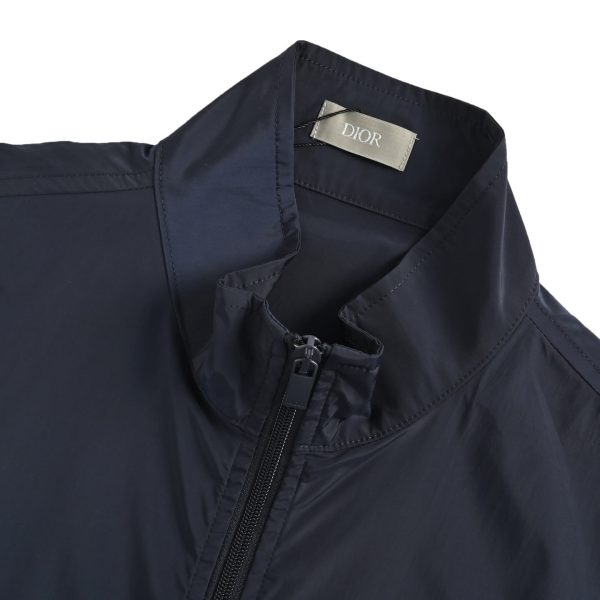 Dior CD Diamond Blouson Jacket in Navy Blue