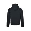 Gucci Silk Cotton Jersey Zip-Up Hoodie Signature Web Stripe Black