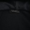 Gucci Silk Cotton Jersey Zip-Up Hoodie Signature Web Stripe Black