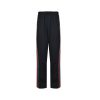 Gucci Silk Cotton Sportswear Pants Signature Web Stripe Black