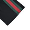 Gucci Silk Cotton Sportswear Pants Signature Web Stripe Black