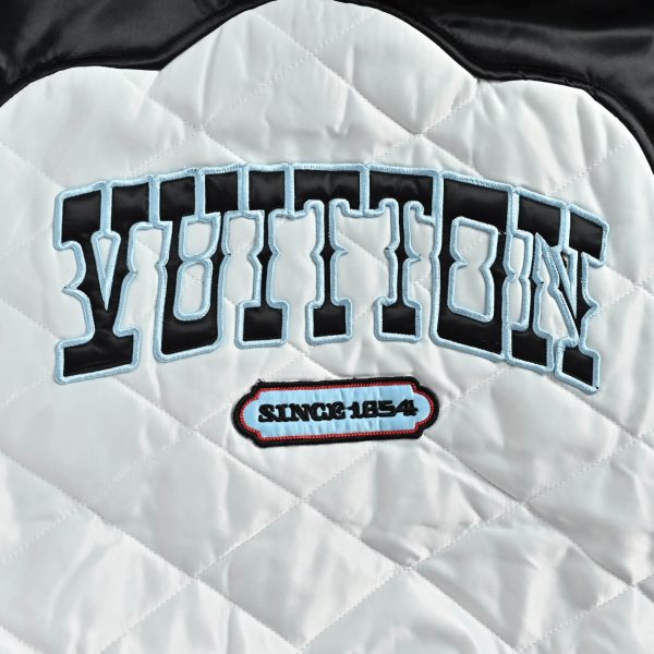 Louis Vuitton Bicolor Satin Bomber Jacket