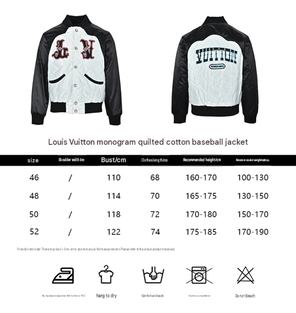 Louis Vuitton Bicolor Satin Bomber Jacket
