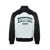 Louis Vuitton Bicolor Satin Bomber Jacket