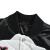 Louis Vuitton Bicolor Satin Bomber Jacket