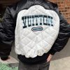 Louis Vuitton Bicolor Satin Bomber Jacket