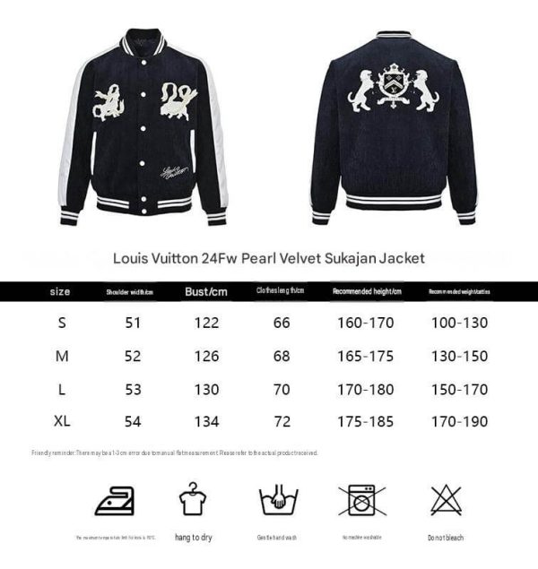Louis Vuitton Denim Velvet Souvenir Jacket in Midnight Blue and White (2) Louis Vuitton Denim Velvet Souvenir Jacket in Midnight Blue and White