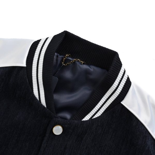 Louis Vuitton Denim Velvet Souvenir Jacket in Midnight Blue and White (3) Louis Vuitton Denim Velvet Souvenir Jacket in Midnight Blue and White