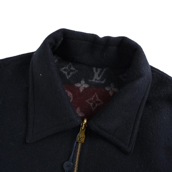 Louis Vuitton Double Face Reversible Workwear Blouson Dark Navy (10) Louis Vuitton Double Face Reversible Workwear Blouson Dark Navy