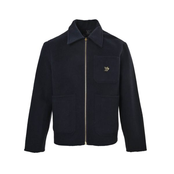 Louis Vuitton Double Face Reversible Workwear Blouson Dark Navy (7) Louis Vuitton Double Face Reversible Workwear Blouson Dark Navy