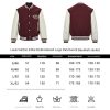 Louis Vuitton Embroidered Calfskin Varsity Jacket in Burgundy and Cream (10) Louis Vuitton Embroidered Calfskin Varsity Jacket in Burgundy and Cream