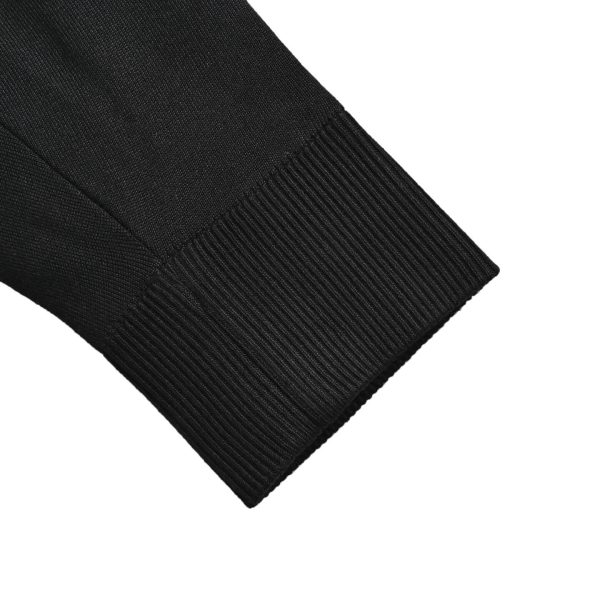 Louis Vuitton Giant Monogram Full-Zip Knit Jacket in Black and Grey