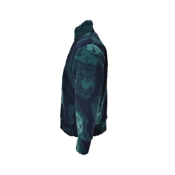 Louis Vuitton Monogram Camo Fleece Blouson GreenNavy (6) Louis Vuitton Monogram Camo Fleece Blouson Green/Navy