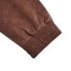 Louis Vuitton Monogram Embossed Suede Zip-Up Hoodie Coffee Bean Brown