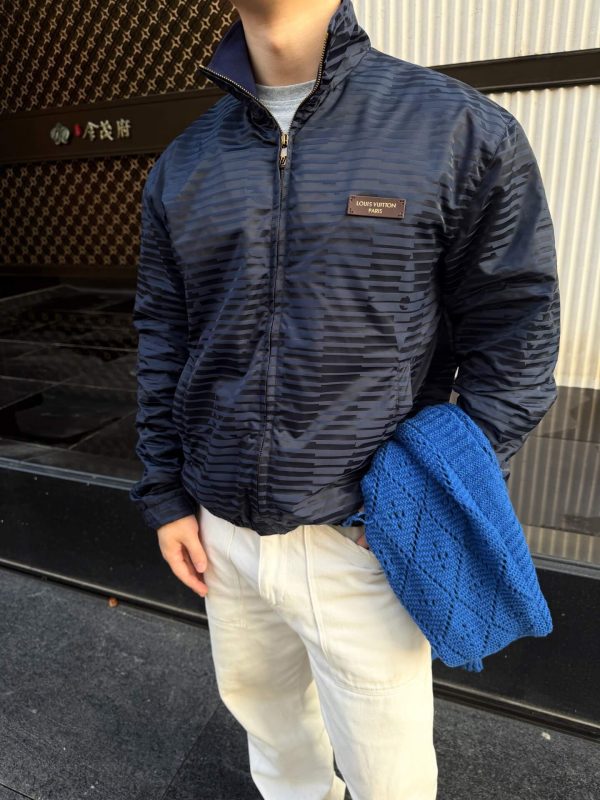 Louis Vuitton Monogram Tracktop Tonal Jacquard Deep Navy (6) Louis Vuitton Monogram Tracktop Tonal Jacquard Deep Navy