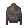 Louis Vuitton Padded Leather Blouson All-Over Monogram Brown (1) Louis Vuitton Padded Leather Blouson All-Over Monogram Brown
