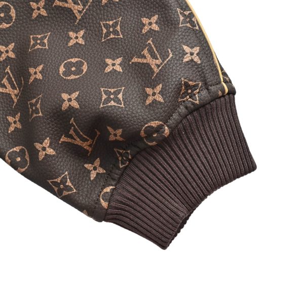 Louis Vuitton Padded Leather Blouson All-Over Monogram Brown (4) Louis Vuitton Padded Leather Blouson All-Over Monogram Brown