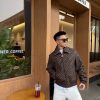 Louis Vuitton Padded Leather Blouson All-Over Monogram Brown (8) Louis Vuitton Padded Leather Blouson All-Over Monogram Brown