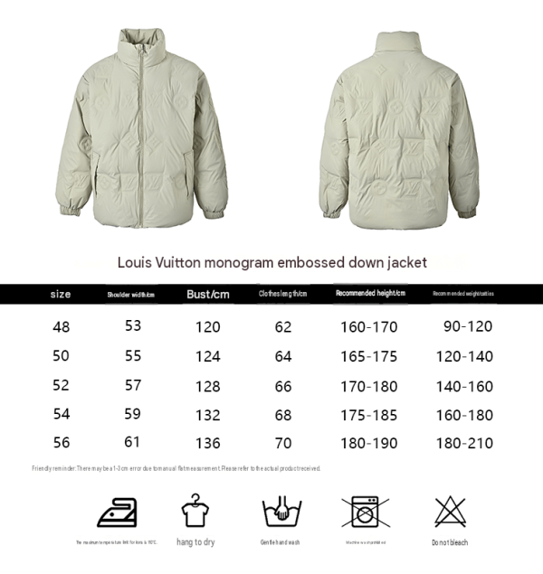 Louis Vuitton Quilted Monogram Puffer Jacket Light Grey (1) Louis Vuitton Quilted Monogram Puffer Jacket Light Grey