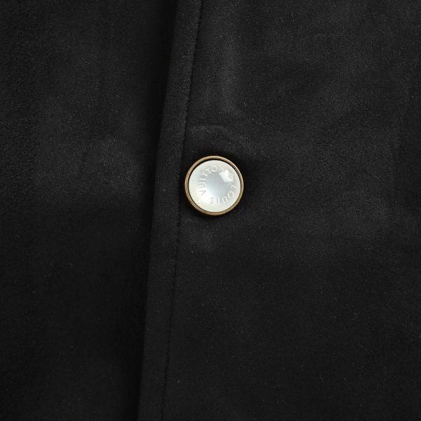 Louis Vuitton Signature Varsity Blouson Monogram Flower Patch Black (1) Louis Vuitton Signature Varsity Blouson Monogram Flower Patch Black
