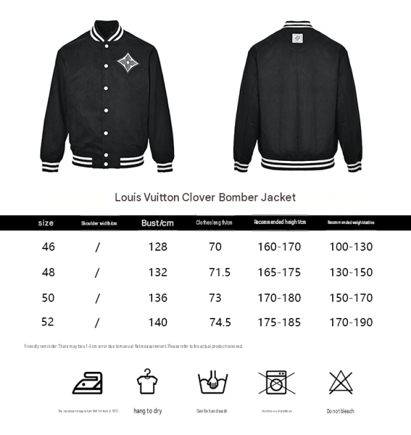 Louis Vuitton Signature Varsity Blouson Monogram Flower Patch Black (1) Louis Vuitton Signature Varsity Blouson Monogram Flower Patch Black