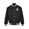 Louis Vuitton Signature Varsity Blouson Monogram Flower Patch Black (2) Louis Vuitton Signature Varsity Blouson Monogram Flower Patch Black