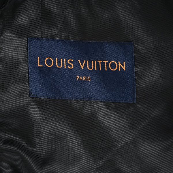 Louis Vuitton Signature Varsity Blouson Monogram Flower Patch Black (6) Louis Vuitton Signature Varsity Blouson Monogram Flower Patch Black