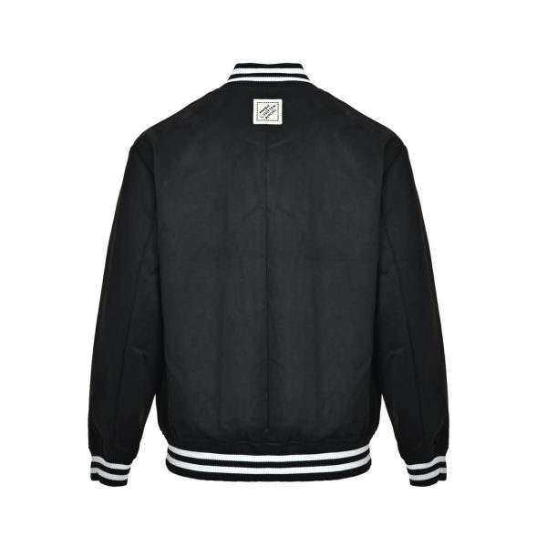 Louis Vuitton Signature Varsity Blouson Monogram Flower Patch Black (8) Louis Vuitton Signature Varsity Blouson Monogram Flower Patch Black