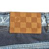 Louis Vuitton Striped Patchwork Denim Shorts Blue (9) Louis Vuitton Striped Patchwork Denim Shorts Blue