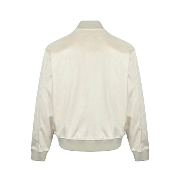 Louis Vuitton Suede-Effect Bomber Blouson Cream (1) Louis Vuitton Suede-Effect Bomber Blouson Cream