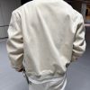 Louis Vuitton Suede-Effect Bomber Blouson Cream (2) Louis Vuitton Suede-Effect Bomber Blouson Cream