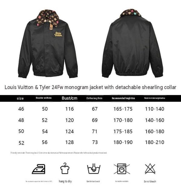 Louis Vuitton by Tyler, the Creator Cotton Aviator Jacket in Black
