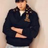 Louis Vuitton by Tyler, the Creator Cotton Aviator Jacket in Black