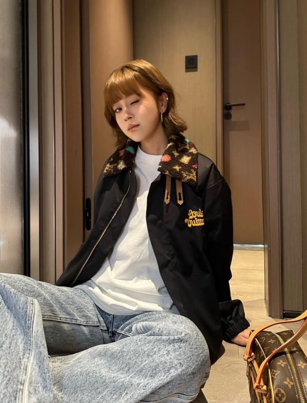 Louis Vuitton by Tyler, the Creator Cotton Aviator Jacket in Black