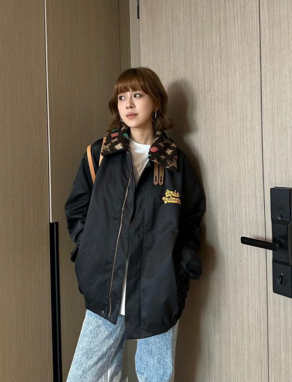 Louis Vuitton by Tyler, the Creator Cotton Aviator Jacket in Black
