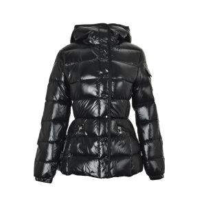 Moncler Barante Hooded Short Down Jacket Glossy Black (9) Moncler Barante Hooded Short Down Jacket Glossy Black