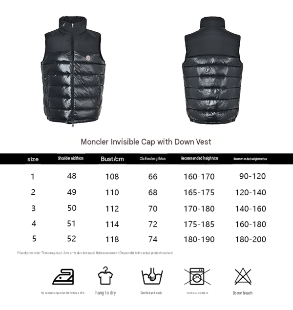 Moncler Cerces Paneled Down Vest Black (1) Moncler Cerces Paneled Down Vest Black