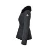 Moncler Cygne Faux Fur-Trimmed Belted Down Jacket Black