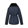 Moncler Cygne Faux Fur-Trimmed Belted Down Jacket Black