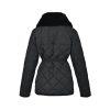 Moncler Cygne Faux Fur-Trimmed Belted Down Jacket Black