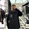 Moncler Grenoble Logo-Print Hybrid Quilted Down Jacket Black