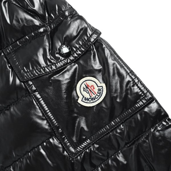 Moncler Lauros Hooded Short Down Jacket Glossy Black (1) Moncler Lauros Hooded Short Down Jacket Glossy Black
