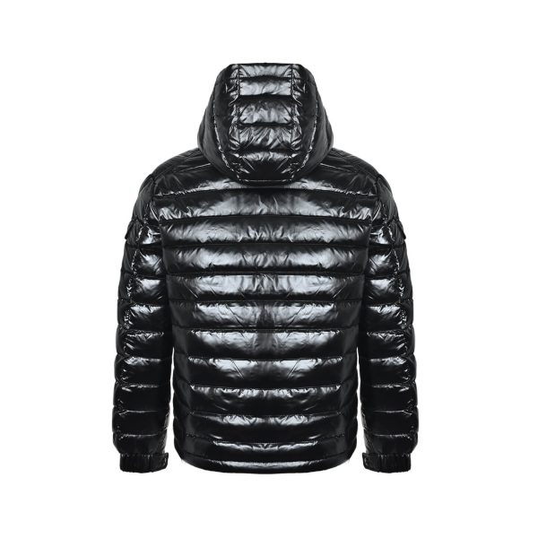 Moncler Lauros Hooded Short Down Jacket Glossy Black (2) Moncler Lauros Hooded Short Down Jacket Glossy Black