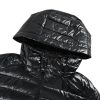 Moncler Lauros Hooded Short Down Jacket Glossy Black (5) Moncler Lauros Hooded Short Down Jacket Glossy Black