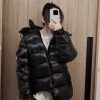 Moncler Maya Hooded Short Down Jacket Glossy Black (1) Moncler Maya Hooded Short Down Jacket Glossy Black