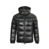 Moncler Maya Hooded Short Down Jacket Glossy Black (4) Moncler Maya Hooded Short Down Jacket Glossy Black