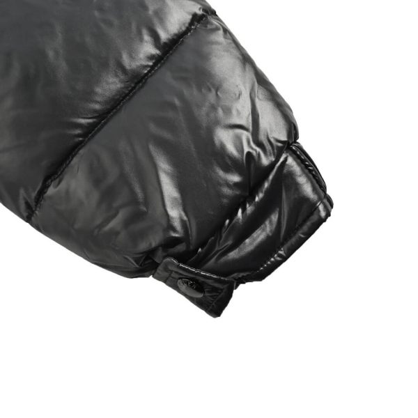 Moncler Maya Hooded Short Down Jacket Glossy Black (6) Moncler Maya Hooded Short Down Jacket Glossy Black