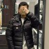 Moncler Verith Hooded Short Down Jacket Black (4) Moncler Verith Hooded Short Down Jacket Black