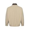 Prada Cotton Canvas Blouson - Leather-Trimmed Collar Navy Blue (3) Prada Cotton Canvas Blouson - Leather-Trimmed Collar Navy Blue